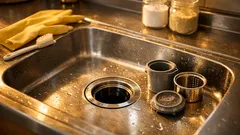 排水口のぬめりとニオイを断つ掃除術、分解してこするだけでラクになる