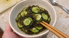 ふのりときゅうりの酢の物—すし酢で味が決まる、さっぱり小鉢の作り方