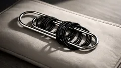 細いヘアゴムが増殖しない、ゼムクリップ1本でできる持ち歩き収納術