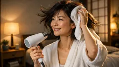 ドライヤーの電気代は5分でどれだけ変わる？ 髪を早く乾かす時短のコツ