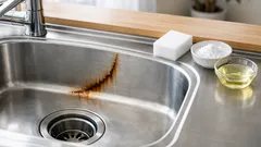 ステンレスの変色は戻せる？ シンクやボウルの茶色い跡の原因と落とし方