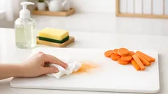 まな板のニンジン汚れが落ちるコツ 油と洗剤でできる簡単お手入れ