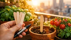 アイスの棒が家庭菜園の名札に早変わりする簡単リメイク術