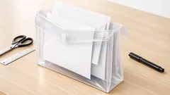 余ったクリアファイルを再利用して10分で作るA4書類ケースの簡単アイデア