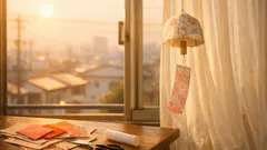 折り紙風鈴の作り方 100均材料6つで楽しむ涼しげな夏飾り