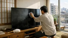 テレビ画面が白っぽい原因は汚れかも 失敗しないテレビ掃除の正しい手順