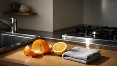 捨てる前の柑橘の皮でできるキッチン掃除術 油汚れも水アカも手軽にケア