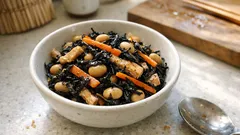 やさしい味でほっとする、ひじき煮の定番レシピ｜作り置きにも便利