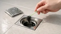 お風呂の排水口掃除はストロー1本でOK 髪の毛詰まりを手軽に取る方法