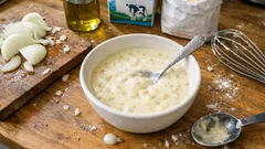 バターなしで軽やかに：オリーブオイルで作るホワイトソース（ダマになりにくい手順）